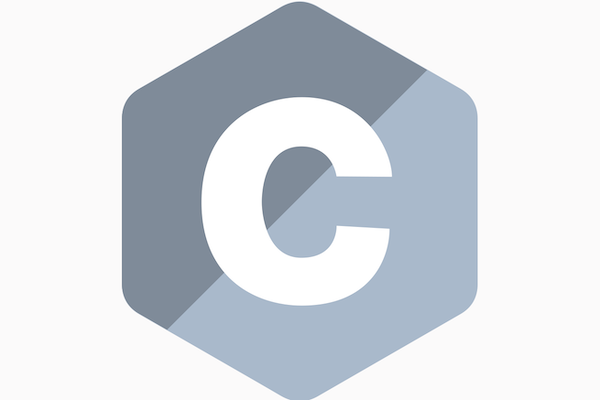 C言語のロゴの画像