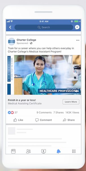 facebook広告フォーマットのスライドショー広告のイメージ画像